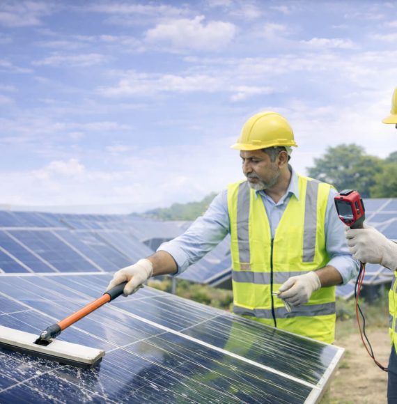 Operation & maintenance of solar plant